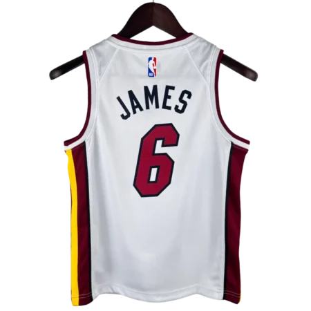 Regata NBA City Swingman Miami Heat Branca James #6