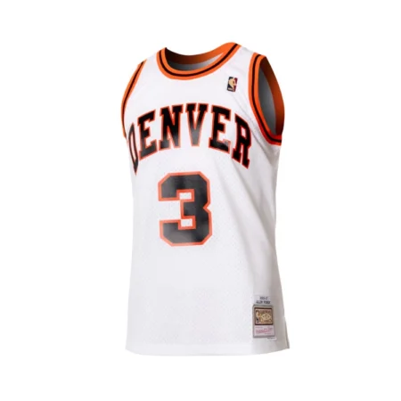 Regata NBA Mitchell & Ness Denver Nuggets Branca 2006-07 Iverson #3