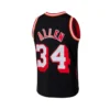 Regata NBA Mitchell & Ness Miami Heat Preta 2013-14 Allen #34