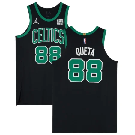 Regata NBA Statement Authentic Boston Celtics Preta Queta #88