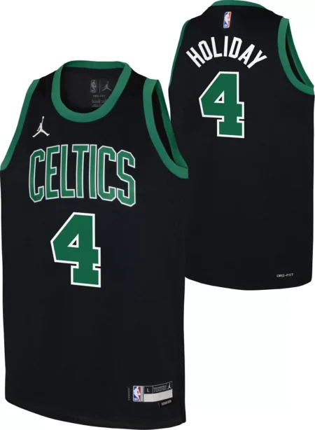 Regata NBA Swingman Statement Boston Celtics Preta Holiday #4