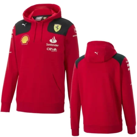 Blusa Moletom Scuderia Ferrari F1 Vermelha 2023