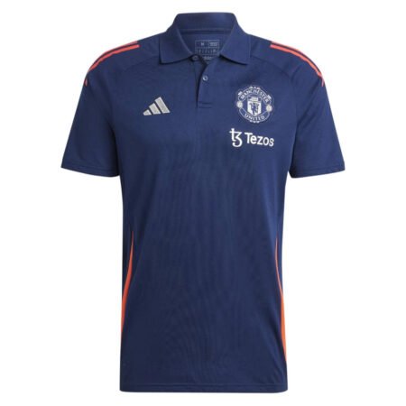 Camisa Polo Manchester United Azul 2024/25 Masculina