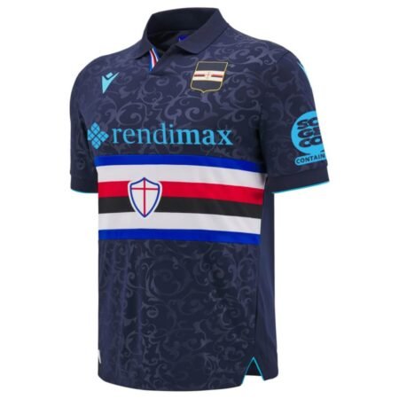 Camisa Sampdoria Azul Escura Third 2024/25 Masculina