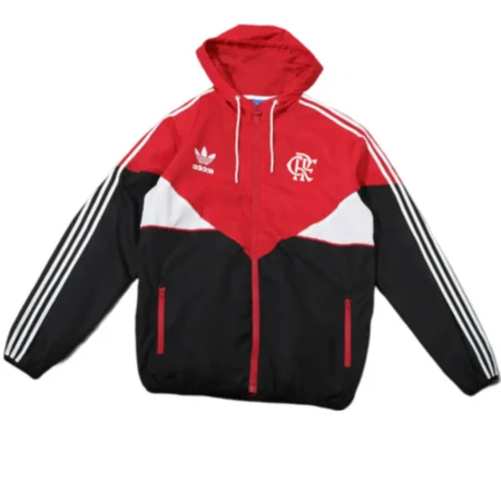 Corta Vento Flamengo Adidas Originals Preto/Vermelho