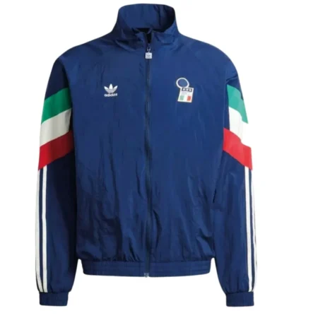 Corta Vento Itália Adidas Originals Azul 2024/25 Masculina