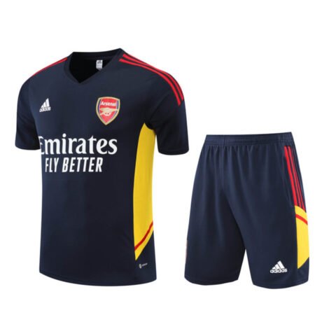 Conjunto Arsenal Treino Camisa e Short Azul Escuro 2022/23