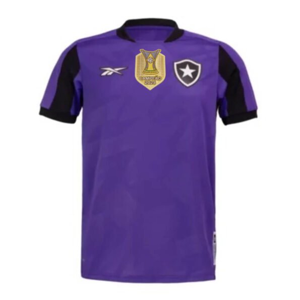 Camisa Botafogo Goleiro Roxo Campeão Brasileiro 2024 Masculina