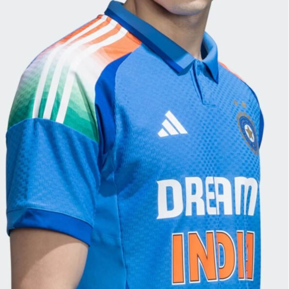 Camisa India Cricket Home Azul 2025/26 Masculina