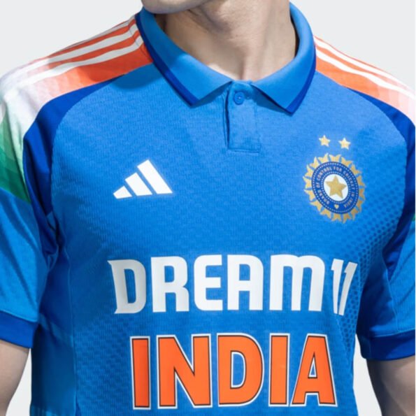 Camisa India Cricket Home Azul 2025/26 Masculina